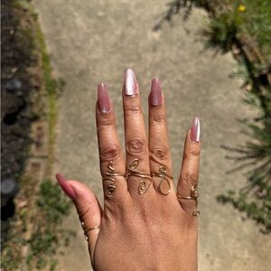 Copper Wire Ring Set .. Pick 5